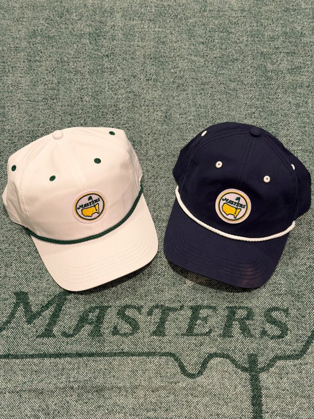 Masters Vintage Rope Adjustable Hat American Needle White/Navy Bundle